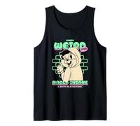 Crazy Weird Loco Madly Insane and Nutty As A Fruitcake Funny Tank Top
