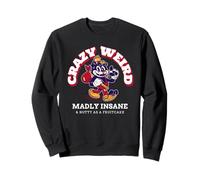 Crazy Weird Madly Insane & Nutty As A Fruitcake Funny Quote Sweatshirt