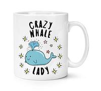 Crazy Whale Lady Stars 10oz Mug Cup
