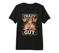 Crazy Worm Guy Farmer Premium T-Shirt