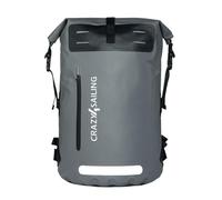 crazy4sailing Waterproof Backpack PVC 35L/55L - Marine Outdoor Backpack for Boat, Sailing, Camping & Cycling - Heavy Duty Duffel Bag, Waterproof PVC Backpack in 6 Colours, darkgray, 55 Liter