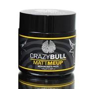 Crazy Bull Hair Paste MattMeUp - Natural Matte Finish with Medium Hold - Hair Styling, Texturising, Volumising, & Defining Product for Men & Women - Vegan, Water-Based, Oil-Free, Melon-Scented