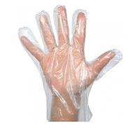 CrazyGadget 1000 x Large Clear Disposable Plastic Polythene PE Gloves Cleaning Prepare Food Decorating