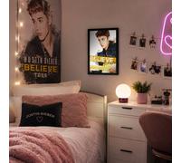 CrazyGadget Justin Biebler Decorative Mirrored Wall Hanging CrazyGadget Multicolor