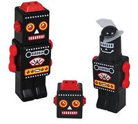 CrazyGadget® Mini Handheld Robot Travel Pocket Fan Cool Air Portable Battery Operated