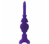 CrazyGadget® Super Extra Large Pillar Church Candle Unscented Wax Premium Long Burning Hours - Designed In Germany (1pc, Purple)