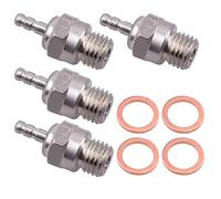 CrazyHobby 70117 Hot Glow Plug No.3 N3 Spark Nitro Engine Parts Replace OS 8 for Traxxas HPI HSP Kyosho 1/8 1/10 RC Car Truck Buggy (Pack of 4)