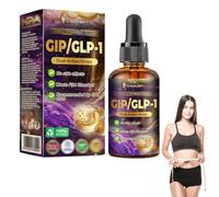 CrazyLeaf GIP/GLP-1Dual-Action Health Boost Drops, Advanced GLP-1 Drop, CrazyLeaf GIP Drops, Plant Extract Concentrate 30ml (1 Bottle)