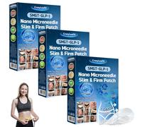 CrazyLeaf SMGT-GLP-1 Nano Microneedle Patch, Professional Nano Micro Needle Patches, Gentle Skin-Friendly Material, Natural CrazyLeaf GLP1 Patch Suitable for Everyone (3 Box)