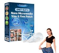 CrazyLeaf SMGT-GLP-1 Nano Microneedle Patch with Collagen,CrazyLeaf Nano Microneedle Patch,Long-Lasting SMGT-GLP-1 Microneedlepatch for Women and Men (1)