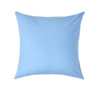 Crazypriceuk Pair of Continental Pillowcases 65×65 cm - Hotel Quality Euro Square Pillow Covers - Premium Percale Fabric - 50% Cotton 50% Polyester - Soft, Durable & Easy Care Bedding Set - Light Blue