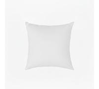 crazypriceuk Polycotton Euro Sham Cushion Cover - Soft Plain Large Pillowcase for Sofa, Bed & Stylish Home Decor (White - 26x26 Inch)
