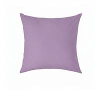 crazypriceuk Polycotton Euro Sham Cushion Cover - Soft Plain Large Pillowcase for Sofa, Bed & Stylish Home Decor (Lilac - 28x28 Inch)