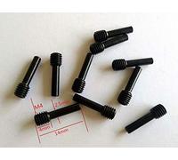 CrazyRacer 10pcs Hard Steel M4 x 4 x 14 x 2.5 Driveshafts Screw Pins for RC Car Upgrade Parts