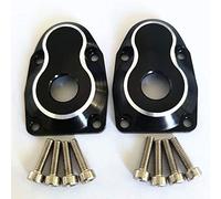 CrazyRacer Aluminum Front/Rear Outer Portal Drive Housing Black For Axial SCX10 III Capra 1.9 UTB AXI232006 AXI232023 AXI232005