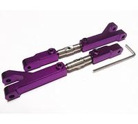 CrazyRacer H-P-I 1/8 Savage FLUX X XL 4.6 5.9 Front/Rear Aluminum Adjustable Upper Arms-1PR SET Purple Replace H-P-I#85066 85067