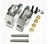 CrazyRacer H-P-I BULLET3.0 MT ST KEN BLOCK WR8 FLUX Upgrade Parts Aluminum Alloy Front C HUB Carriers-1PR SET For 101209 Silver