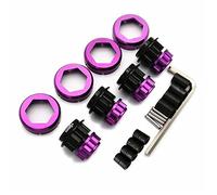 CrazyRacer H-P-I SAVAGE Flux X XL 21 25 SS 4.6 17mm Hex Wheel Conversion With 5mm Extensions Purple