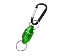CrazyShark Magnetic Net Release Aluminum Shell for Fly Fishing (Green)