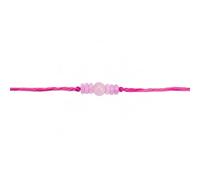 CRAZYTOOSHOP Natural Gemstone Rakhi Bracelet for Brother, Handmade Crystal Stone Rakhi with Sacred Thread, Traditional Raksha Bandhan Festival Gift, One Size, Rakhi, no gemstone