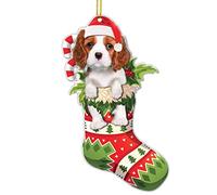Crazytops Funny Cavalier King Charles Spaniel Christmas Tree Ornament - Cavalier King Charles Spaniel Lovers Gift Idea Xmas Decor