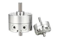 CRB2BW Bore20/30/40 Air Rotary Pneumatic Cylinder Single Blade Double Axis Aluminum Alloy 1Pcs(Bore30-270S,No Bracket)