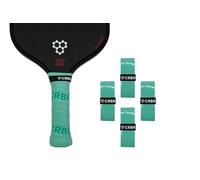 CRBN Drytec™ Overgrips - Pickleball Paddle Grip Tape - Absorbs Shock & Moisture - 4-Pack, Teal