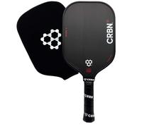 CRBN Pickleball - X Series Power Paddle - Carbon Fiber Pickleball Paddle with Foam Injected Edges for Expanded Sweet Spot (1X, 14mm)