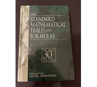 Crc Standard Mathematical Tables And Formulae, 30/E