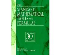 CRC Standard Mathematical Tables and Formulae, 31st Edition (Advances in Applied Mathematics)