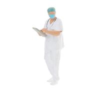 CRDARAAV 1/64 Model Doctor Figure People Building Scenery Table Group Ornament Style 6