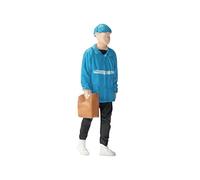CRDARAAV 1:64 People Figures Mini Deliveryman for Scenery Landscape Decoration Layout Style A 1/64 delivery man