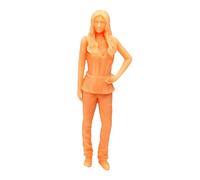 CRDARAAV 1/64 Scale People Figure Character Doll for Micro Landscape Miniature Scene Jordana 2.8-3.0cm