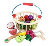CRDARAAV 12pcs of set Pretend Play Kitchen Food Vegetable Fruits Cutting Set