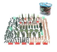 CRDARAAV 203 Pcs Action Figures Army Men Plastic Toy Soldier Play Set Pretend Play