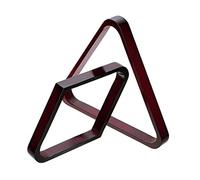 CRDARAAV 2x Flat Billiard Ball Rack Set Diamond Rack Triangle Rack Accessory Snooker Red