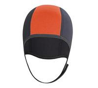 CRDARAAV 3mm Neoprene Scuba Diving Hat Protection Ear for Rafting Underwater Unisex orange