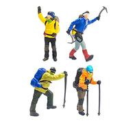 CRDARAAV 4 Pcs 1/64 Miniature Scene People resin for Role Play Type 1