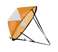 CRDARAAV 42in Portable PVC Downwind Wind Paddle Instant Popup Board Orange 108x108cm