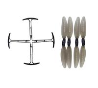 CRDARAAV 4x Spare Propeller + Propellers Bumper for D65 X500 X30 Z6 Drone
