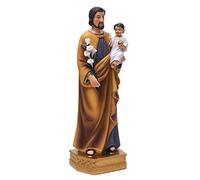 CRDARAAV 8 Inch St. Joseph and Child Jesus Statues Figurines Home Tabletop Decor