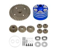 CRDARAAV Differential Case Gear Set Alloy DIY Accs Upgrade Parts for 1/10 XV-02 BT-01 blue