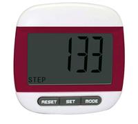 CRDARAAV Digital Display Walking Steps Counter Portable Pedometer Health Care Calories Counting Tool Gauge Running Hiking Jogging Red