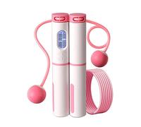CRDARAAV Digital Skipping Jump Rope Bearing Cordless Weighted Jumping Rope Pink