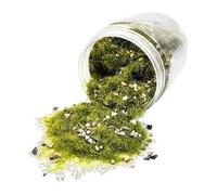 CRDARAAV Flock Scenery Materials Scenery DIY for Building Micro Landscape Green 65x65mm