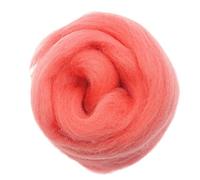 CRDARAAV Handmade 10g Wool Roving Fibre For Needle Felting Materials Pink 2