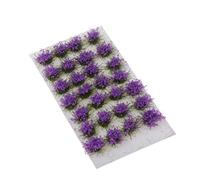CRDARAAV Miniature Flower Vegetation Groups Military Model Stage DIY Material Purple