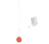 CRDARAAV Pickleball Trainer with Pickleball Ball Cord Indoor Pickleball Training Tool orange 13x18x7cm