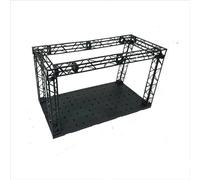 CRDARAAV Plastic Hobby System Base Wear-resistant Multi-Purpose Frontline Base Stage Model Toy Scene Accessories with Spotlights Type 1