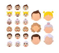 CRDARAAV Social Emotional Learning Toy Make A Funny Faces Stickers Games for Children